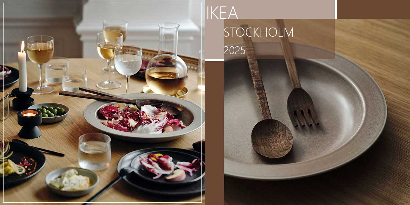 ست قاشق و چنگال سرو ایکیا مدل IKEA STOCKHOLM 2025